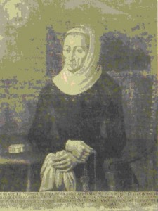 Ritratto di Donna Marietta Delitala, cugina di Lucia, nella chiesa parrocchiale di Nulvi (Foto di Gianfranco Serafino, Tempio)